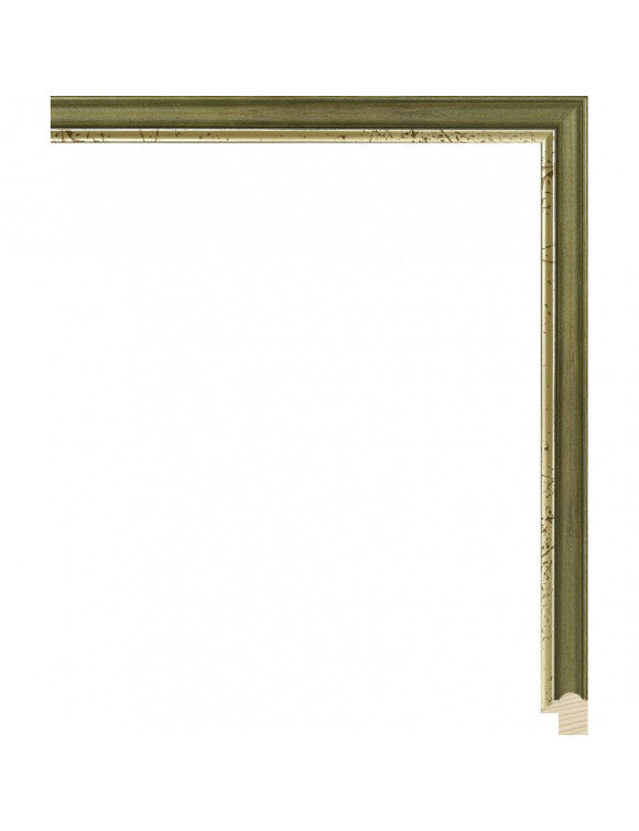 RS073.0.203 Деревянный багет зелёный в интернет-магазине зеркальной мастерской ЗЕРКАЛА-М фото